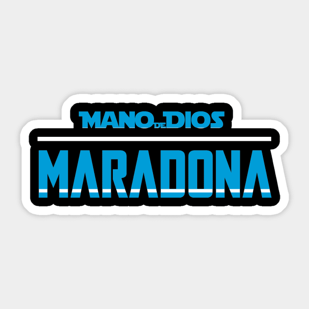 MANO de DIOS Sticker by Pet-A-Game